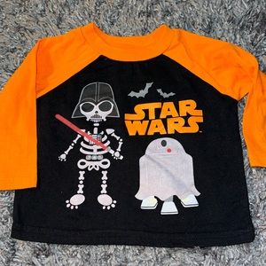 Star Wars Halloween shirt 12MO🧡🖤